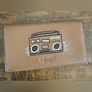 Coach X Keith Haring Boombox Card Case Wallet